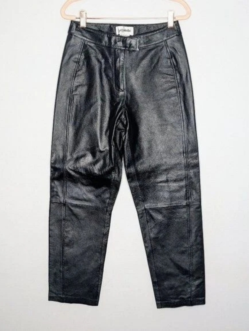 Vintage Bagatelle Black Leather Pants